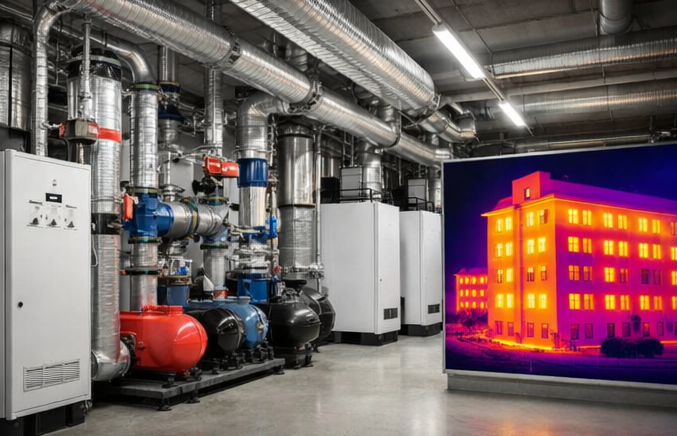 Varmtvandsinstallationer og termografi